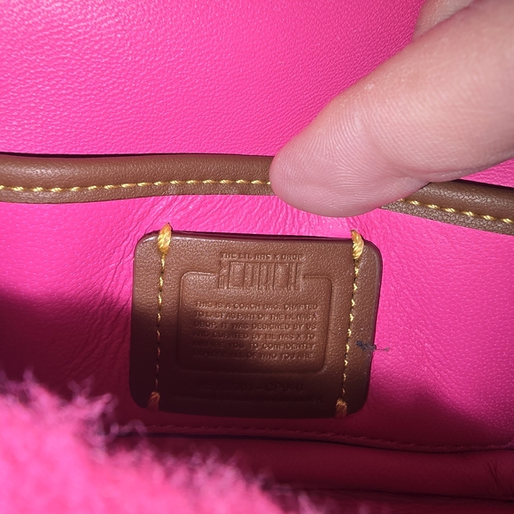 EUC Coach X Lil Nas Tabby 12 Shearling Fuschia Pink - Picture 9 of 13